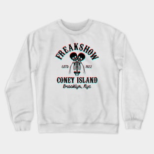 FREAKSHOW - Coney Island 3D glasses Crewneck Sweatshirt